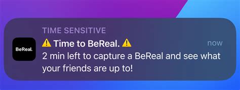 ⚠️Time to BeReal.⚠️ Notification – BeReal Help Center